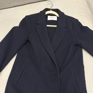 Aritzia Babaton Stedman coat in royal navy size small